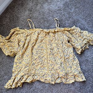 AE floral blouse